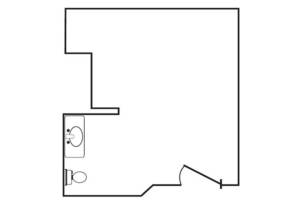 Studio floor plan at Summerfield of Redlands Memory Care in Redlands, CA